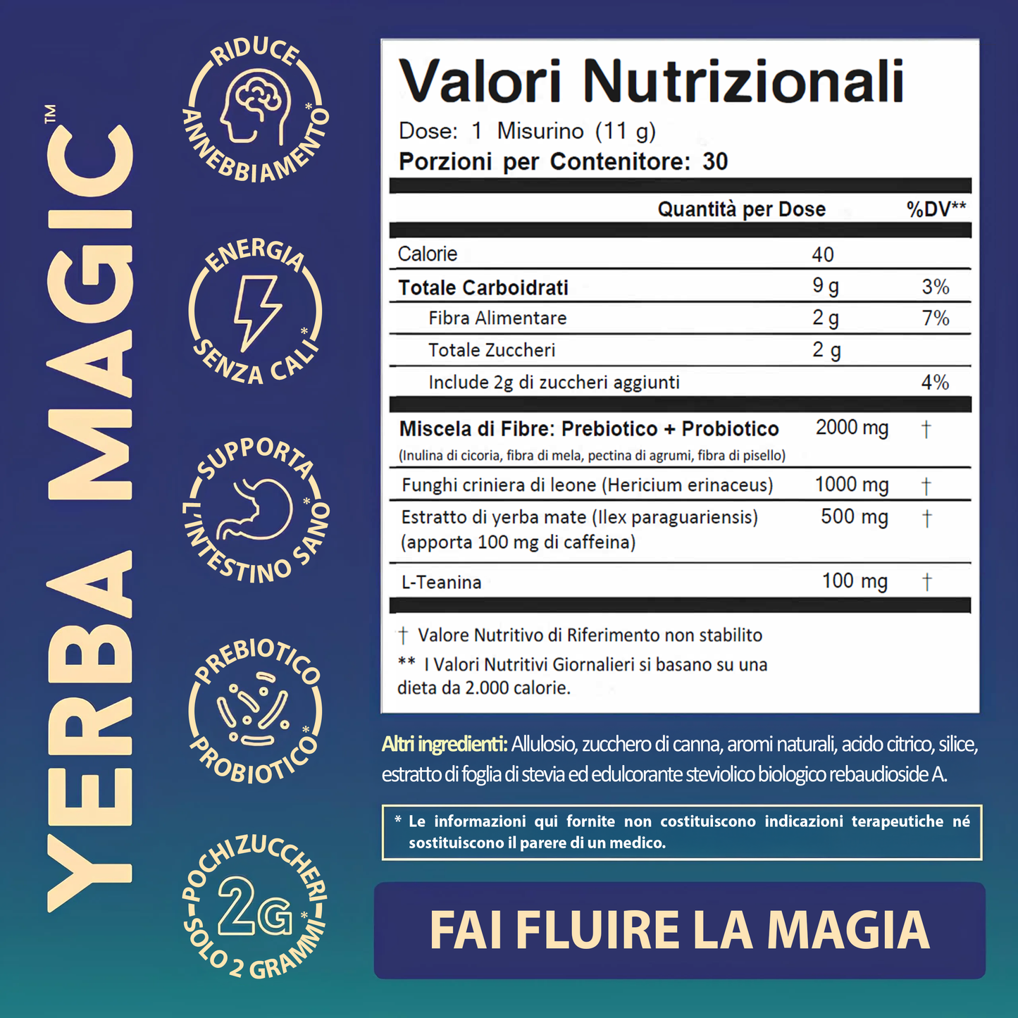 Yerba Magic® – Polvere istantanea di tè Yerba Mate